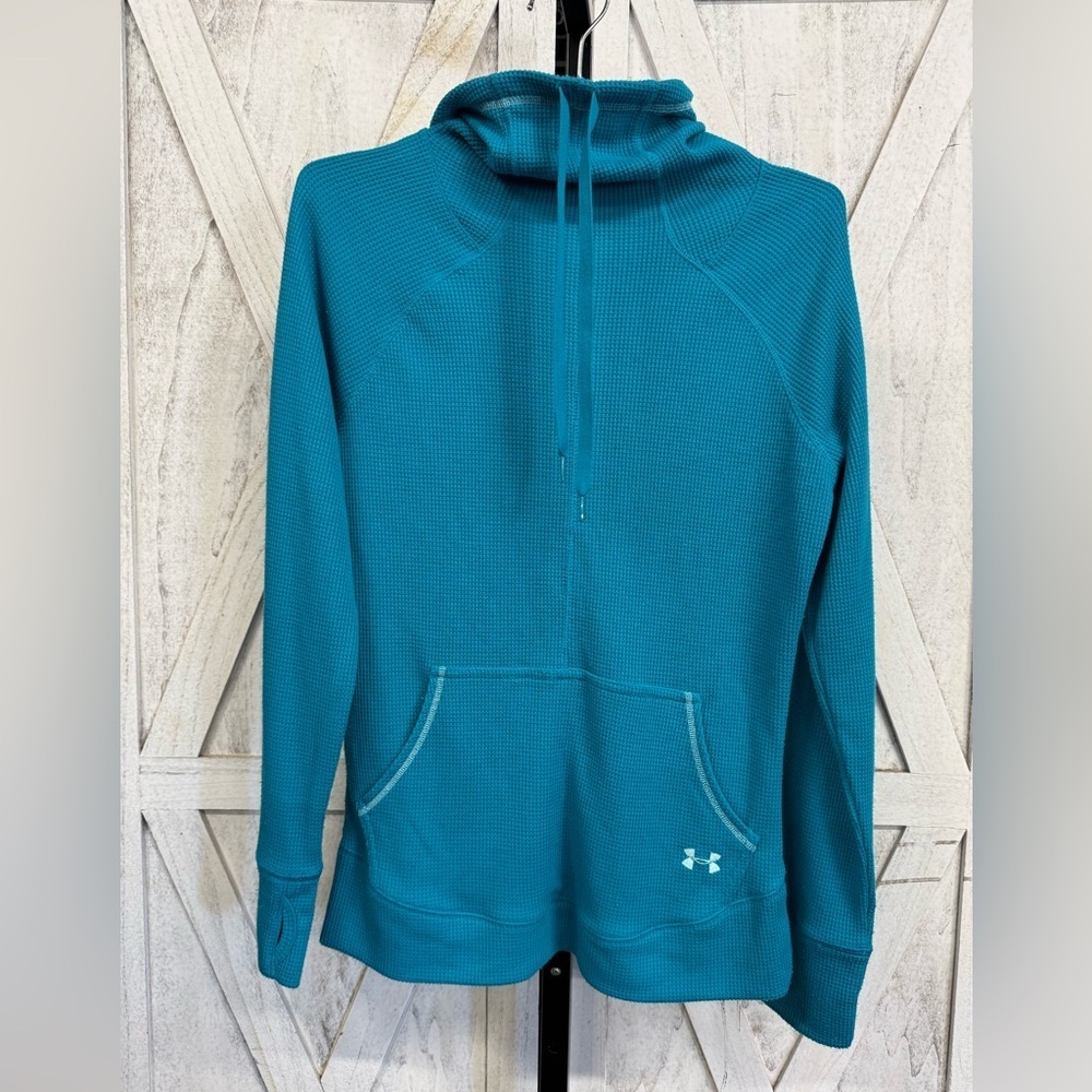 Under Armour Turquoise Cold Gear Pullover Hoodie